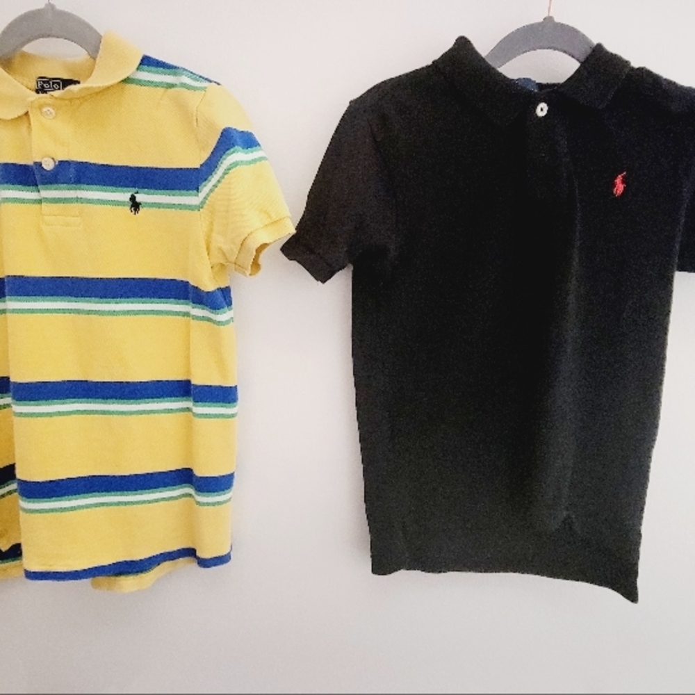 Polo by Ralph Lauren Kids Yellow Striped Shirt